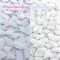 LITMIND Iridescent Glass Mosaic Tiles for Crafts, 240 Pieces 5 Shapes Mixed Stained Glass Sheets, Mosaic Kits for Adults (Iridescent White)